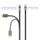 Pachet cabluri micro USB Tronsmart (3 bucati x 1.8 metri) placate cu aur