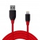 Tronsmart LTA12 USB - Lightning (1.2 metri, rosu-negru)