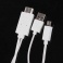 Adaptor MHL Micro USB HDMI Cablu 1,8m Alb